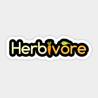 Herbivore. Sticker